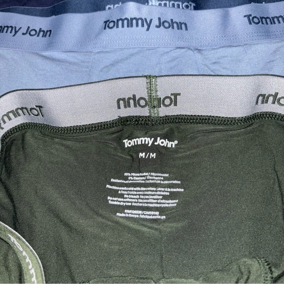 Lot of (4) Tommy John Cotton Boxer Brief size M new without tags - Picture 3 of 3